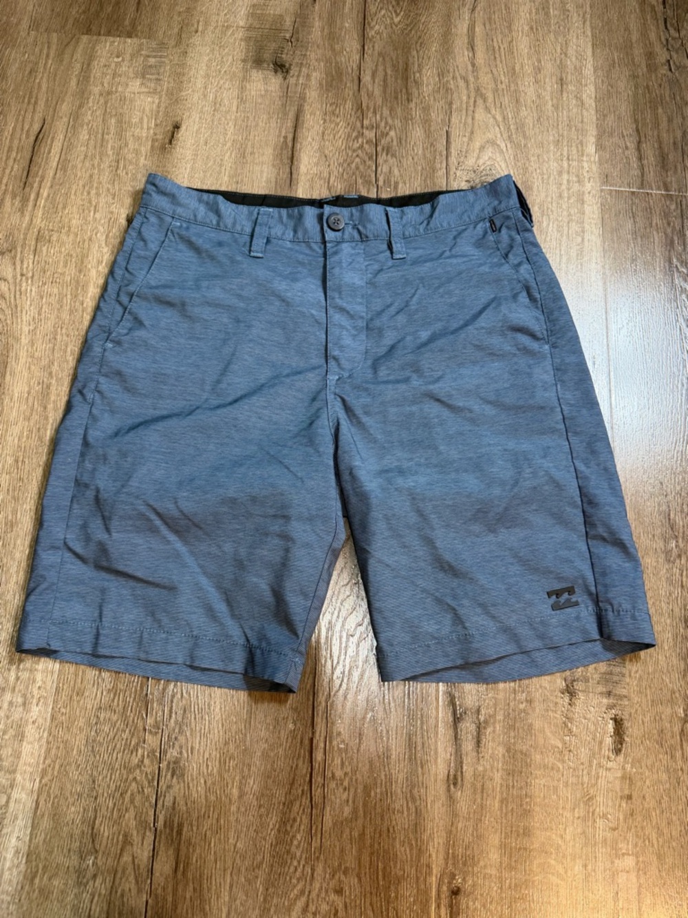 Billabong Men’s Slate Blue Flat Front Casual Shorts